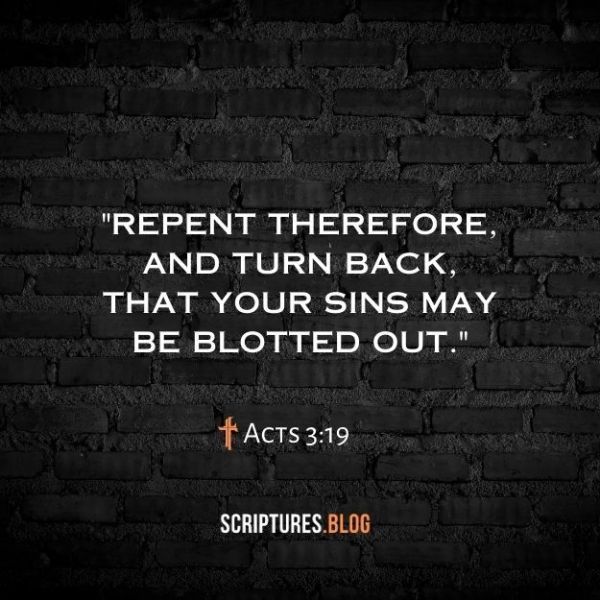 Acts 3:19 | Repentance