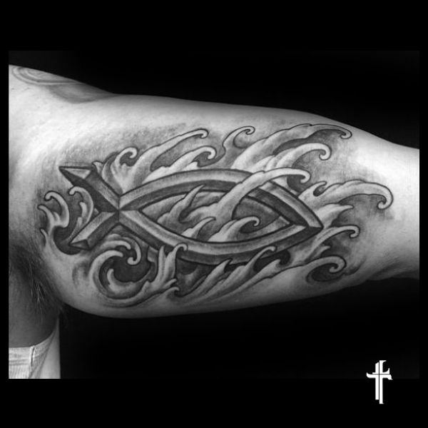 forearm tattoos ideas of christ for men｜TikTok Search
