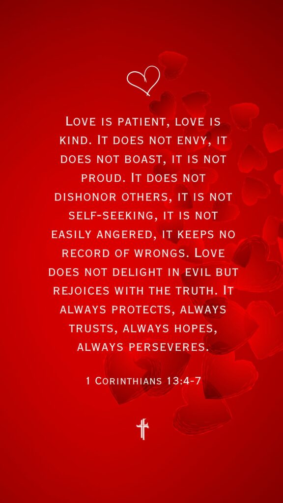 1 Corinthians 13:4-7 Bible verse wallpaper