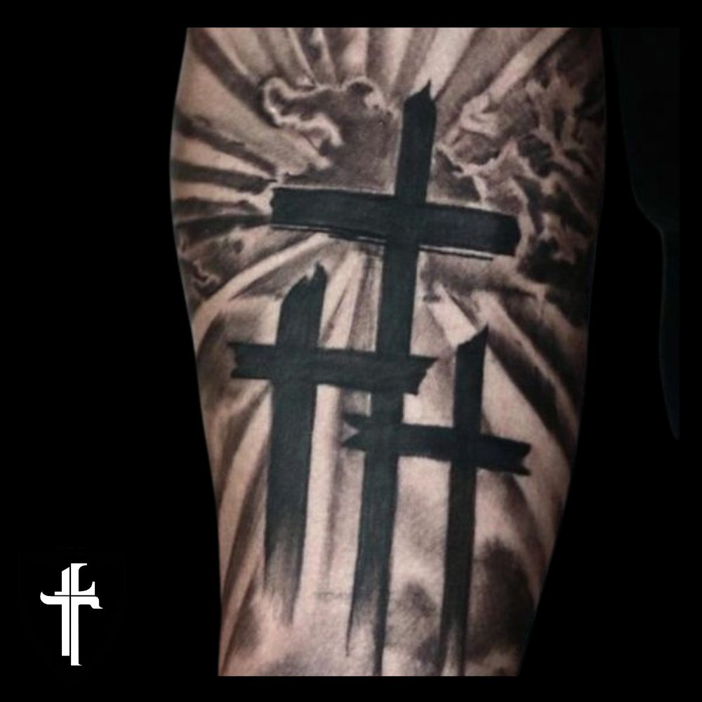 3 Cross Tattoo Meaning Symbolism Faith And Identity Astylish Fashion
