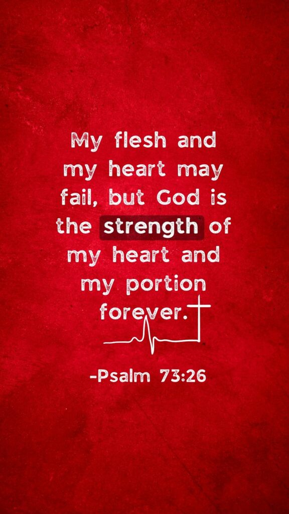 Psalm 73:26 Bible verse wallpaper