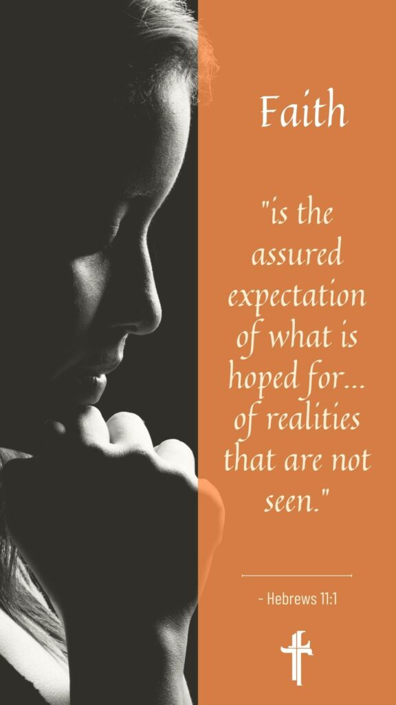 Faith Hoped For Bible verse wallpaper