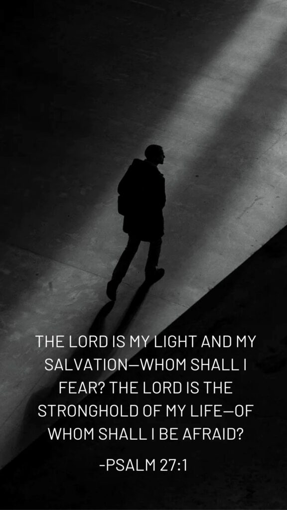 Lord is my Light Bible verse wallpaper